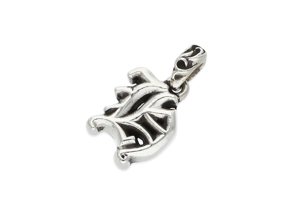 Chrome Hearts Alphabet Stack Charm H Initial Charm "Silver"