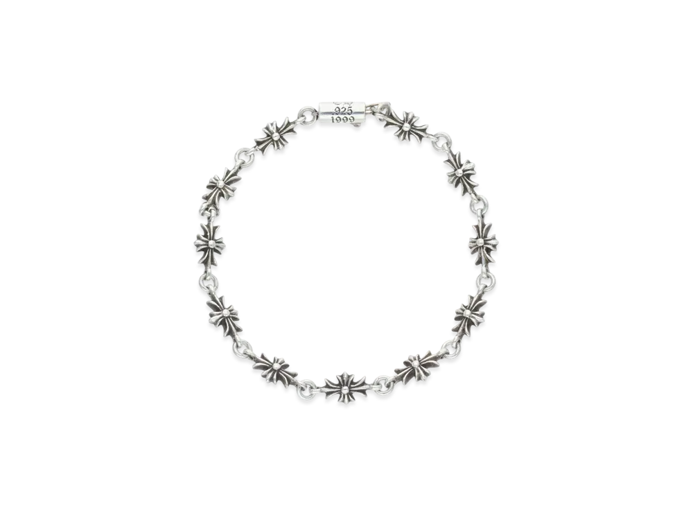 Chrome Hearts Tiny E CH Plus Bracelet 11Link "Silver"
