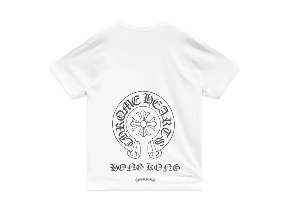 Chrome Hearts Back Horseshoe S/S T-Shirt Hong Kong Exclusive "White"