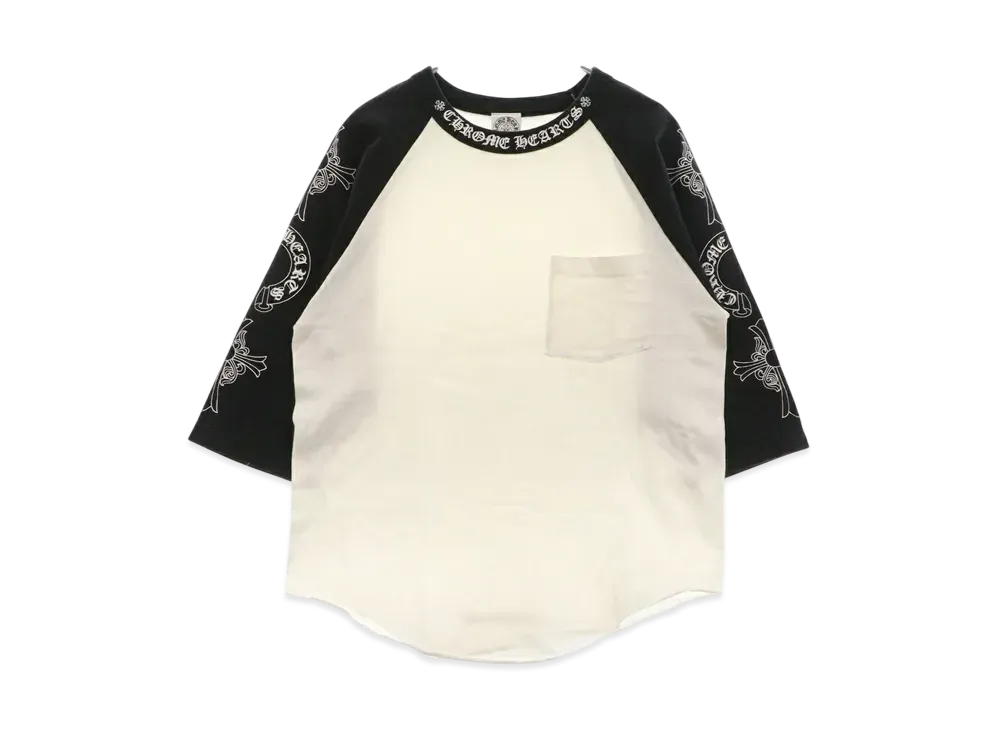 Chrome Hearts Raglan T-Shirt "Black/White"