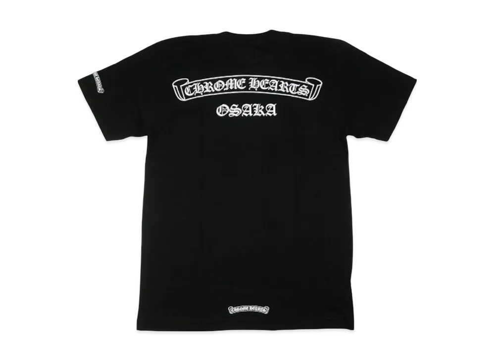 クロムハーツ 大阪限定 スクロール ショートスリーブ Tシャツ "ブラック"