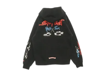 Chrome Hearts Matty Boy PPO Stay Fast Race Team Pullover Hoodie "Black"