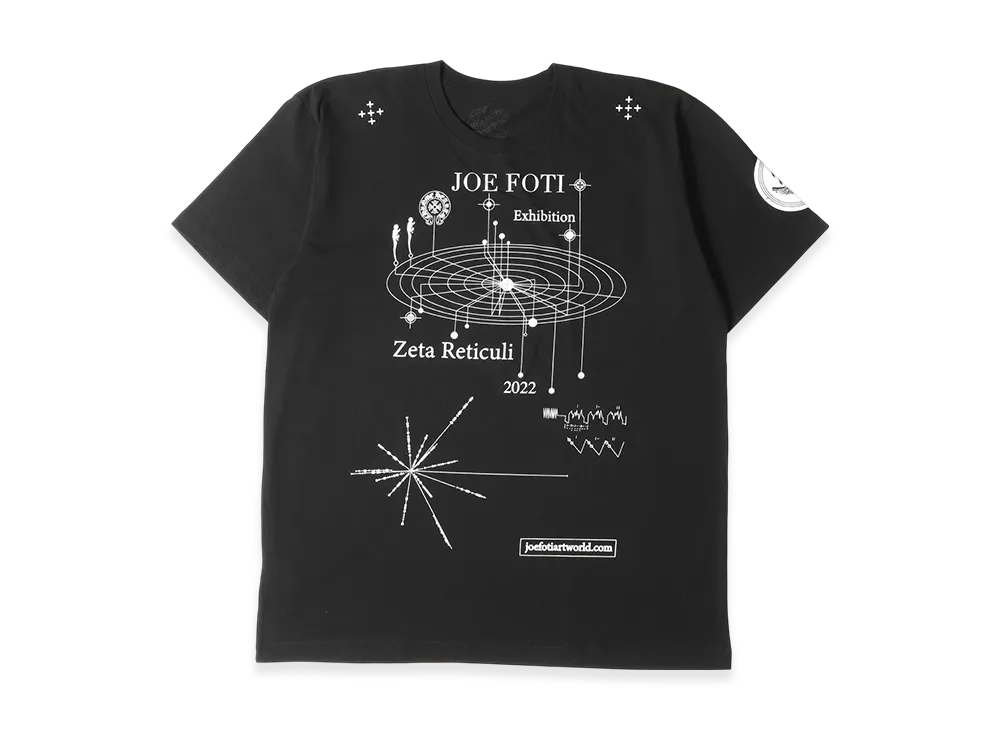 Chrome Hearts Graphic T-Shirt Joe Foti Exhibition 2022 Zeta Reticuli Exclusive "Black"