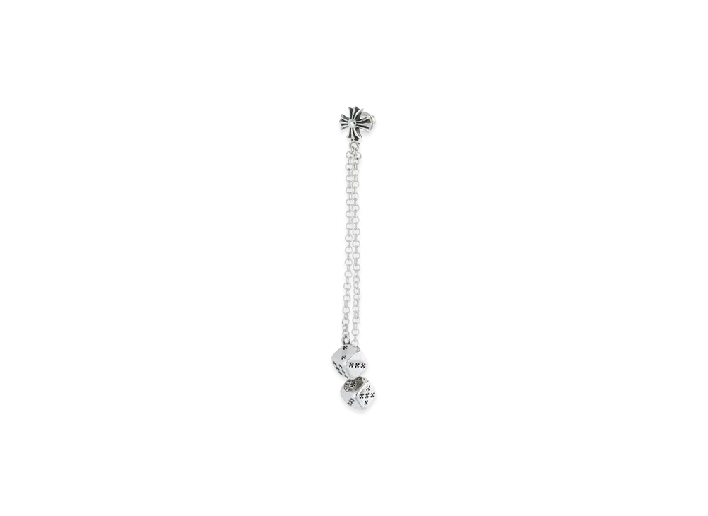 Chrome Hearts Double Dice Earring "Silver"