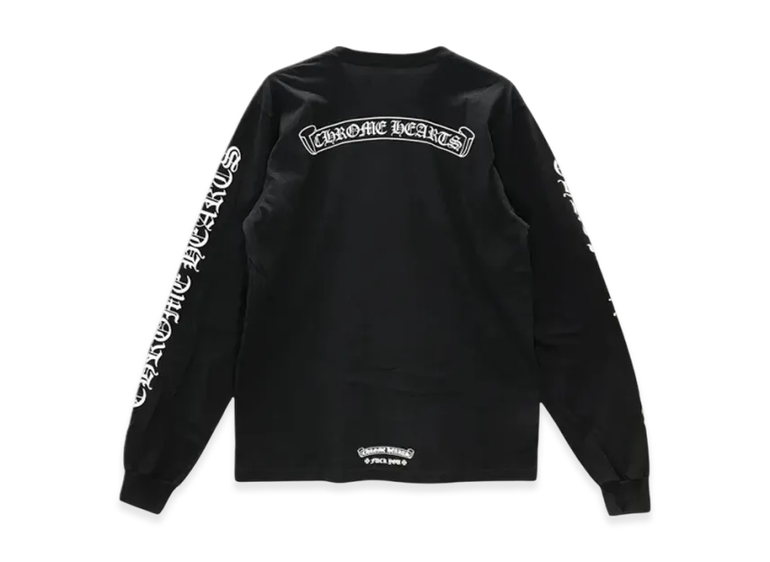 クロムハーツ スクロールロゴ ファックユー ロングスリーブ Tシャツ クロムハーツ スクロールロゴ ファックユー ロングスリーブ Tシャツ