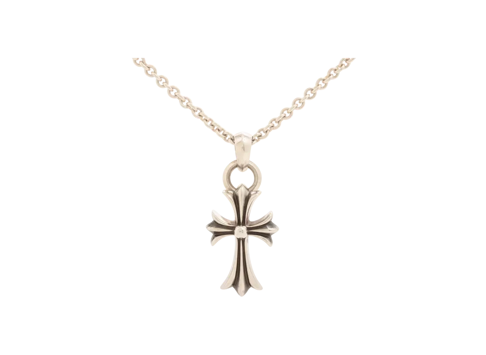 クロムハーツ スモールクロス NEチェーンセット "シルバー"