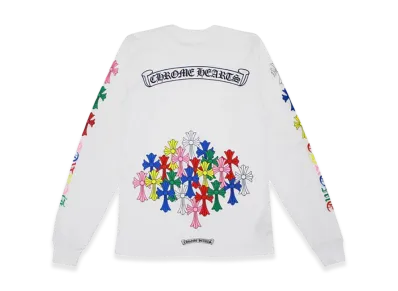 Chrome Hearts Cemetery Cross L/S T-Shirt "White/Multicolor"