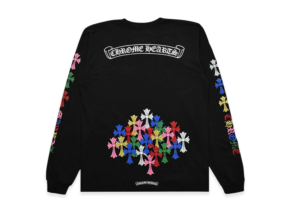 Chrome Hearts Cemetery Cross L/S T-Shirt "Black/Multicolor"