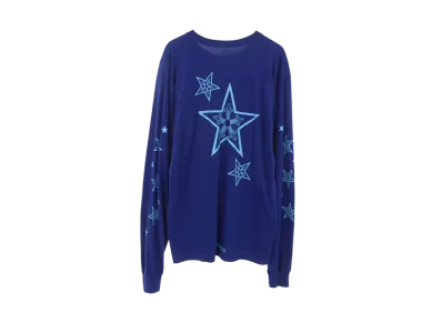 Chrome Hearts Back Star Print L/S T-Shirt "Blue"