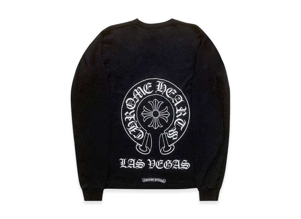 クロムハーツ ラスベガス限定　バックホースシュー　長袖　黒 楽天市場】新品同様 CHROME HEARTS クロムハーツ ラスベガス限定