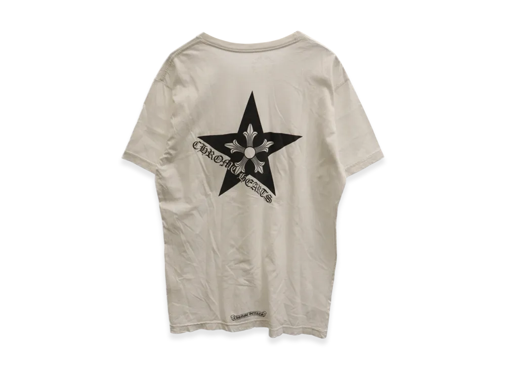 クロムハーツ スタープリント Tシャツ "ホワイト"