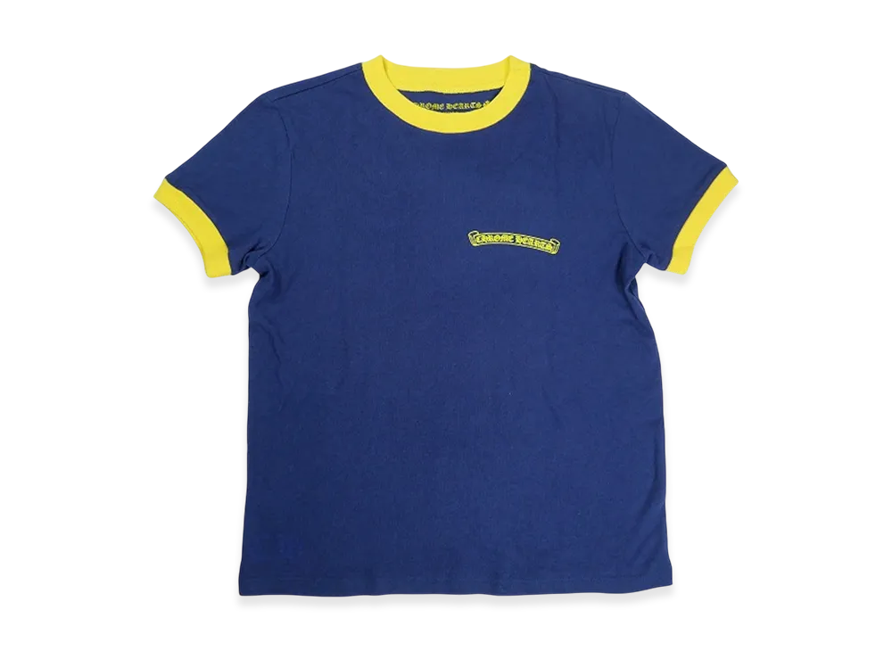 Chrome Hearts Roller Skates Horseshoe S/S T-Shirt "Navy/Yellow"