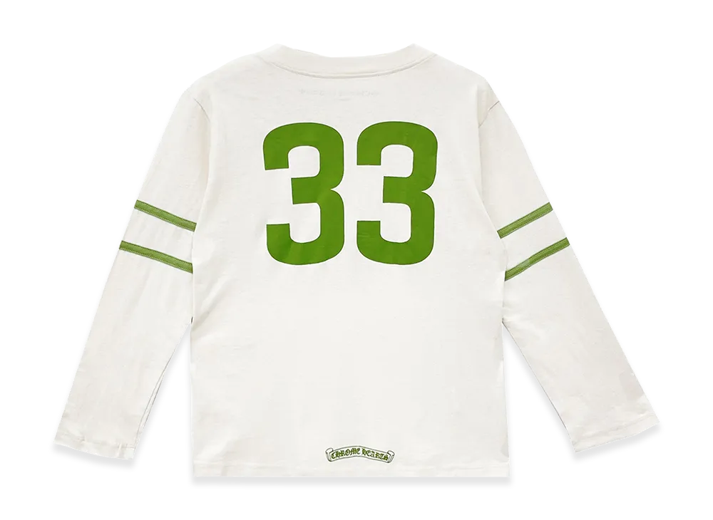 Chrome Hearts 33 Horseshoe Logo L/S T-Shirt "White/Green"