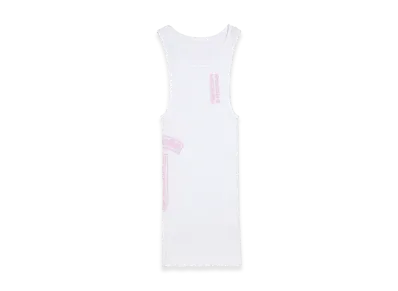 Chrome Hearts T Bar Bib Tank "White/Pink"