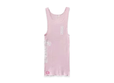 Chrome Hearts T Bar Bib Tank "Pink"