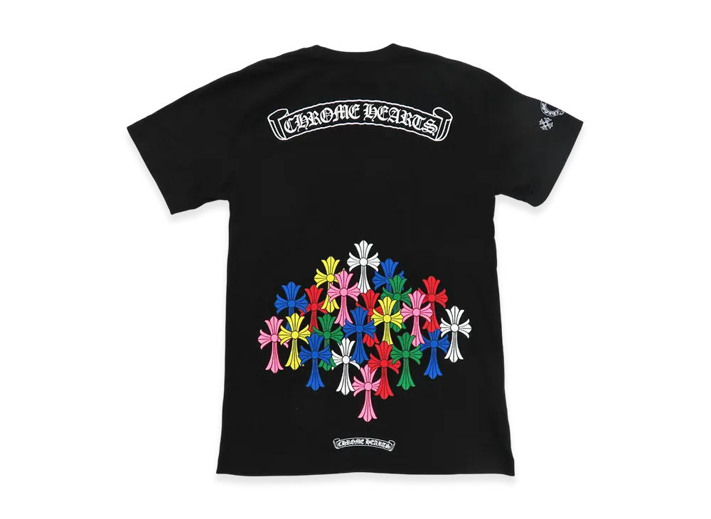 Chrome Hearts Cemetery Cross T-Shirt "Black/Multicolor"