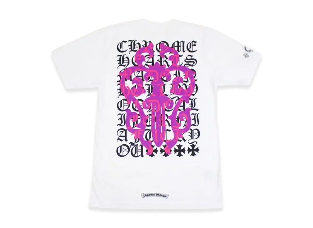 Chrome Hearts Dagger Eye Chart Pocket T-Shirt "White"