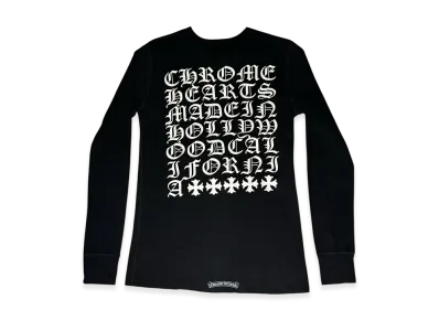 Chrome Hearts Made In Hollywood Thermal L/S T-Shirt "Black"