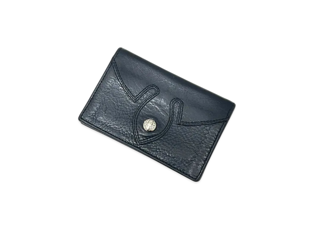 Chrome Hearts Card Case Flare-Knee Leather "Black"