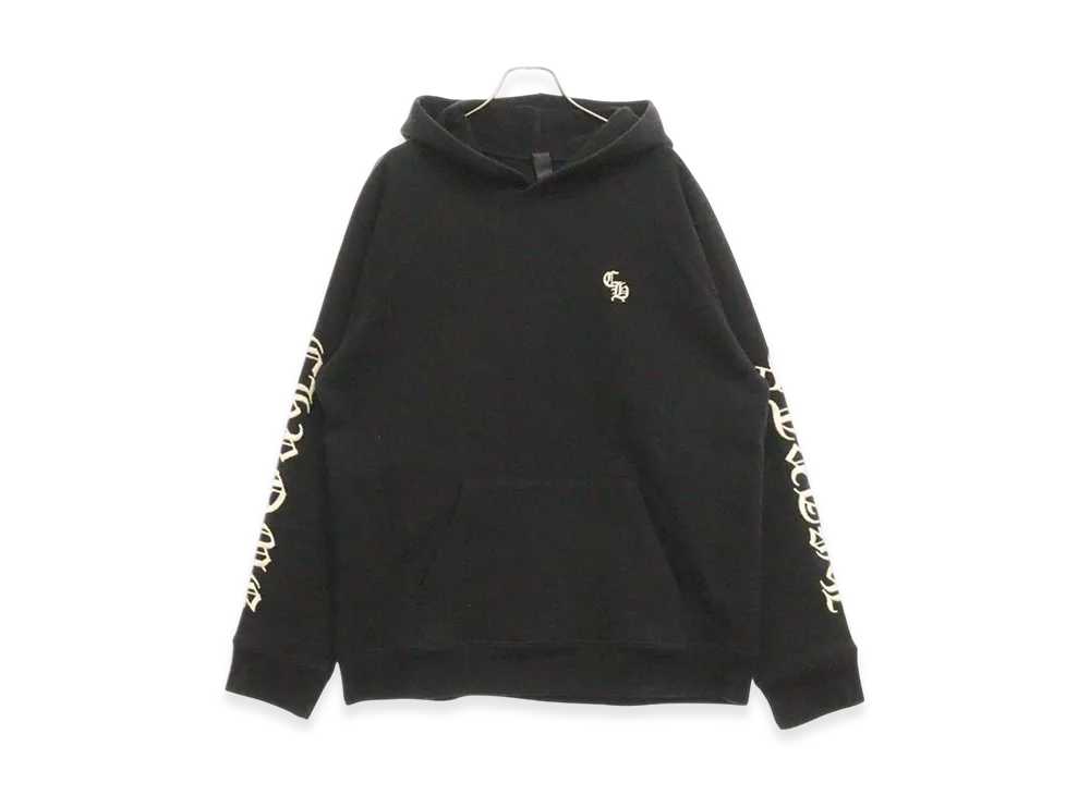 クロムハーツ ワイノット スローライド ラッキーパッチ付き フーディー "ブラック"