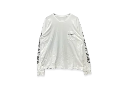 Chrome Hearts Fuck Back Scroll L/S Tee "White"