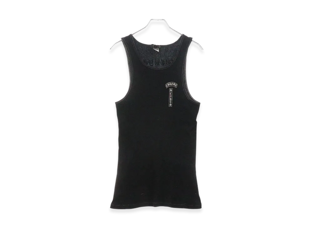 Chrome Hearts Back Cross Rib Tank Top "Black"