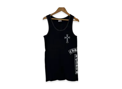 Chrome Hearts Old Fuck You Rib Tank Top "Black"