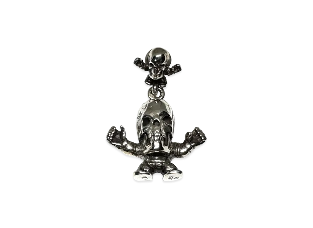 クロムハーツ フォティ ハリスティーター ダブル ドロップ ピアス 925 "シルバー"