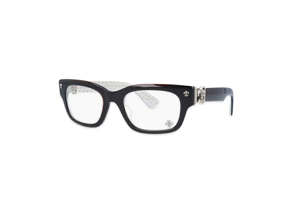 Chrome Hearts BANGADANG II-A Coco White Cross 52 Square Flare Cross "Black"