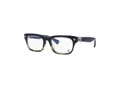 Chrome Hearts GITTIN ANY-A 52 Square Flare "Black Half Brown Tortoise"