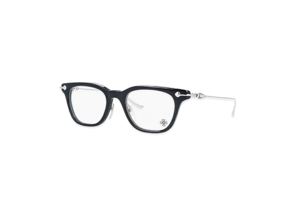 Chrome Hearts GUZZLER-A BK-SS 49 Square Cross "Black/Silver"