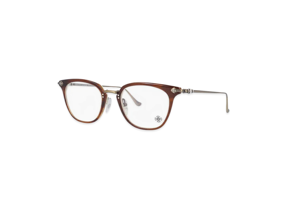 Chrome Hearts SHAGASS 51 Wellington Floral "Demi Tort Bone/Old Gold"