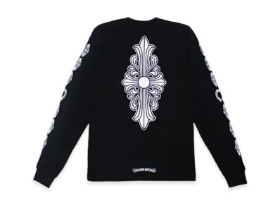 Chrome Hearts Floral Cross L/S T-Shirt "Black"