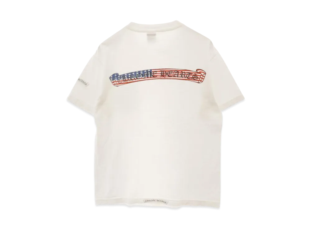 Chrome Hearts American Flag Pocket Tee "White"