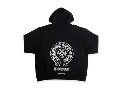 Chrome Hearts Tokyo Exclusive Horseshoe Print Pullover Hoodie "Black"