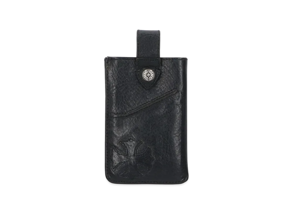 Chrome Hearts The Way I Walk CH Plus Patch Leather Card Case "Black"