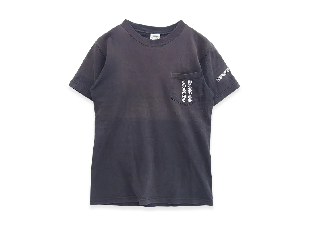 Chrome Hearts Scroll Label Logo T-Shirt "Dark Navy"