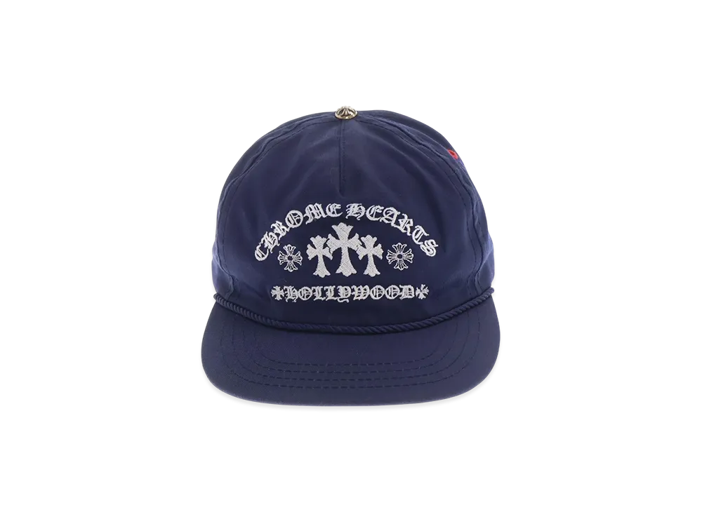 クロムハーツ ガス ステーション キング タコ スリー セメタリー クロス トラッカー キャップ "ネイビー"