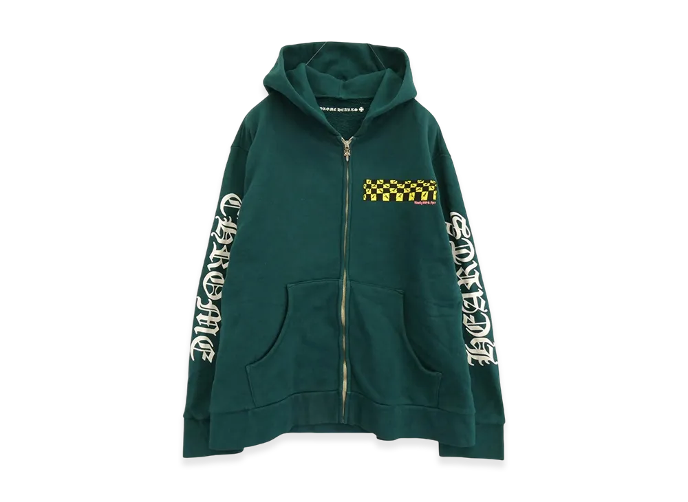 Chrome Hearts Matty Boy Anti Dote Zip Up Hoodie "Green"