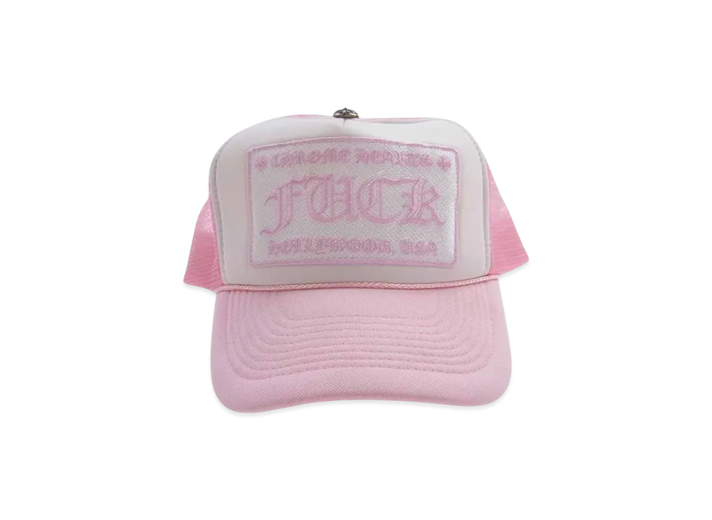 Chrome Hearts Tracker Cap Fuck "Pink"