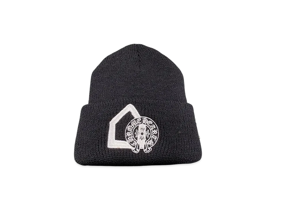 Chrome Hearts x COMME des GARCONS x Dover Street Market Horseshoe Watch Cap "Black"