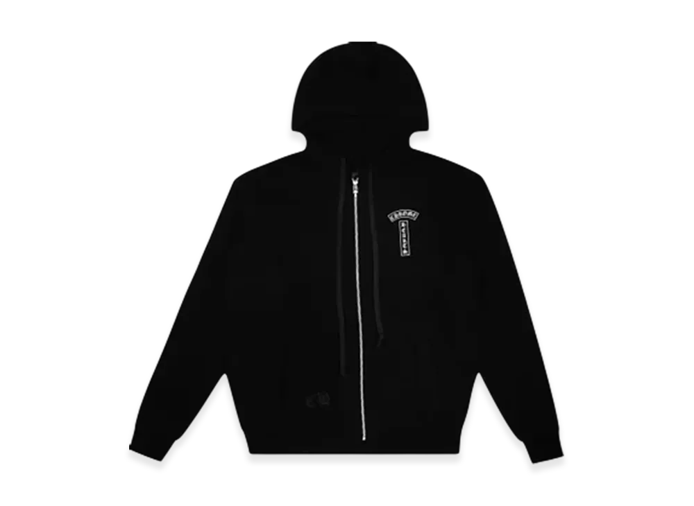 Chrome Hearts CH Plus Logo USA Zip up Hoodie "Black"
