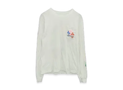 Chrome Hearts Multicolor Cemetery Cross L/S Print T-Shirt "White"