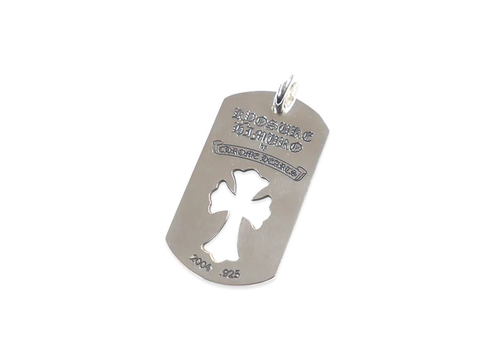Chrome Hearts D/TAG LRG CO CRS Seoul Exclusive Kyosuke Himuro Large Dog Tag Pendant Top "Silver"