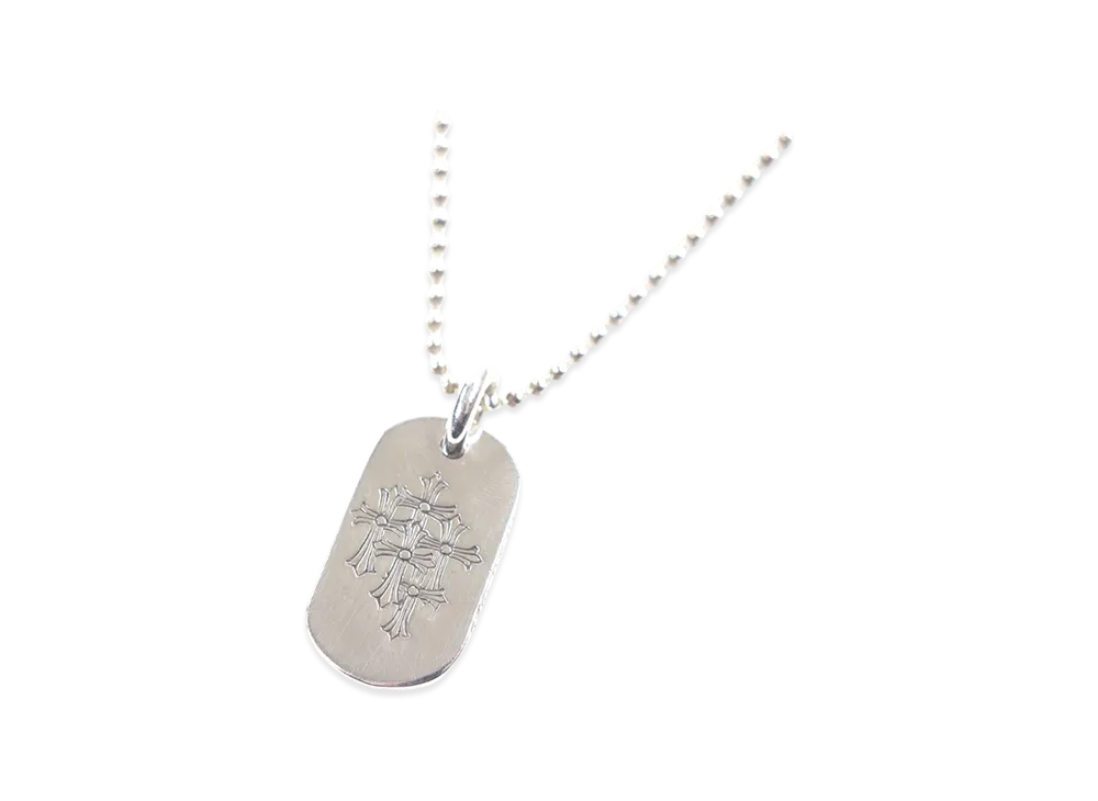 クロムハーツ D TAG SML スモール ドッグタグ 925 ネックレス "シルバー"