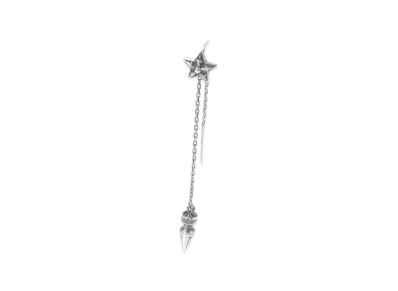 Chrome Hearts Star Spike Chain Single Earring "Silver"