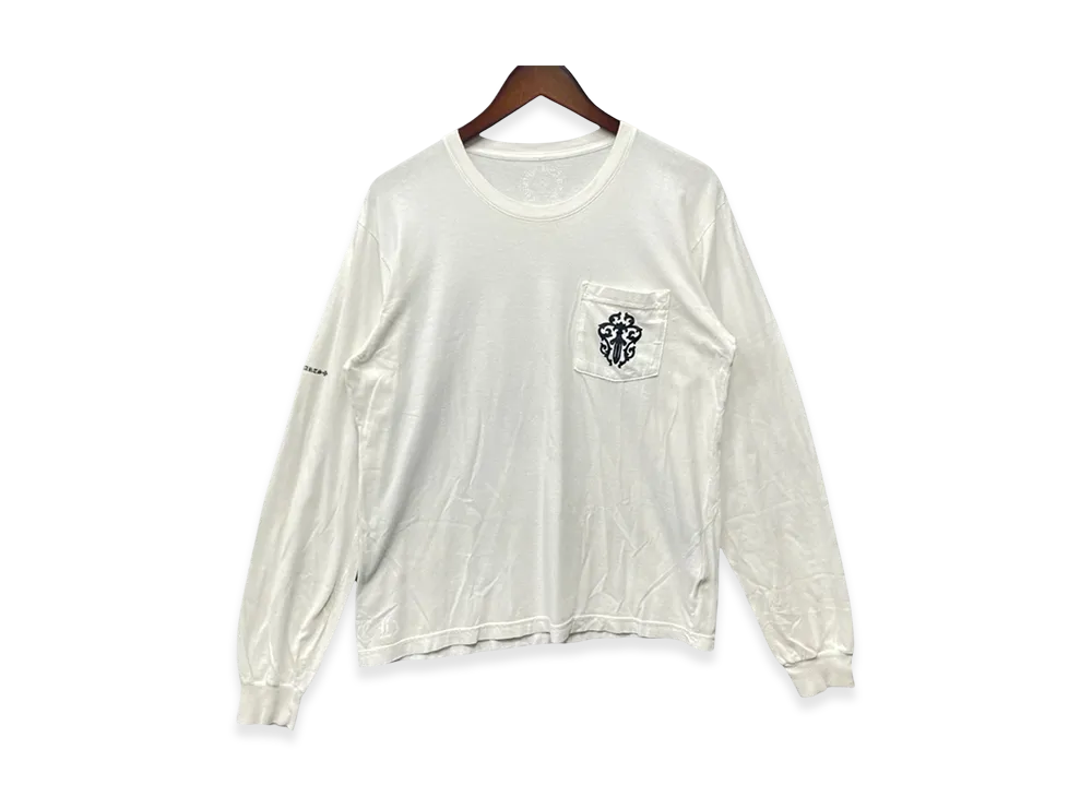 Chrome Hearts Vine Dagger L/S Pocket T-Shirt "White"