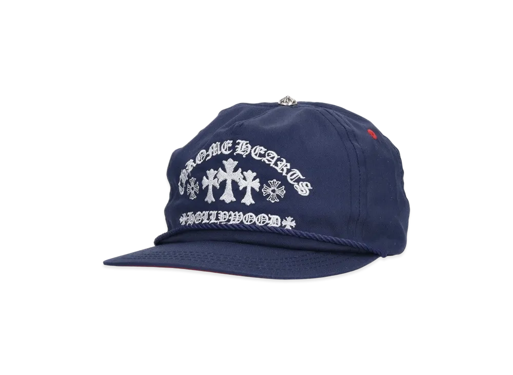 Chrome Hearts Triple Cross Baseball Cap "Navy"