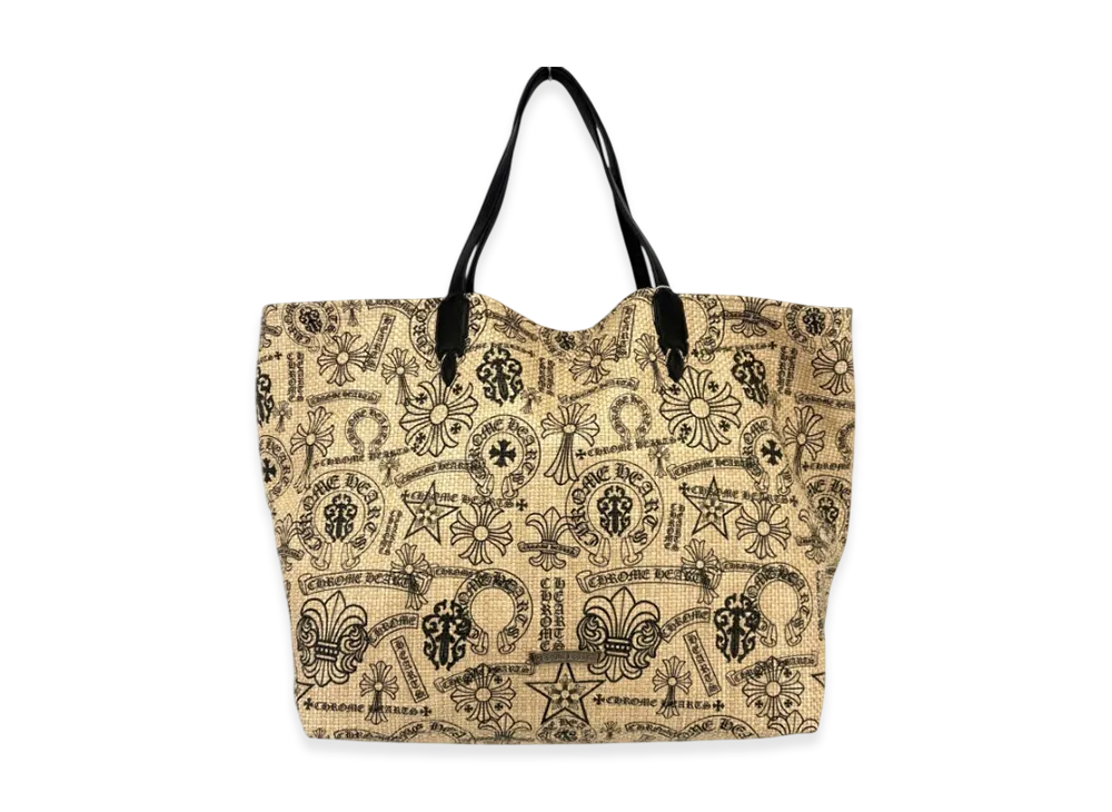 Chrome Hearts Stencil Beach Bag "Beige"