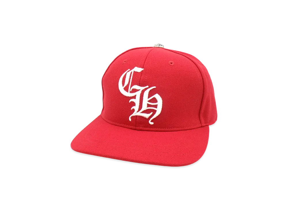 Chrome Hearts 6 Panel CH Baseball Cap "Red/Green"